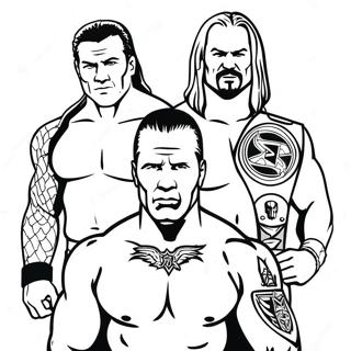 Pagini De Colorat Cu Legendele Wwe 136800 68504
