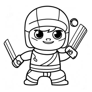 Desen De Colorat Nya Ninjago In Echipament De Ninja 137263-68861