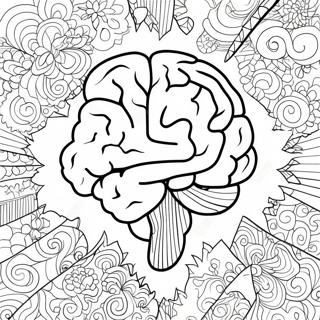 Creier Ai Colorat Pagina De Colorat 137365 68943