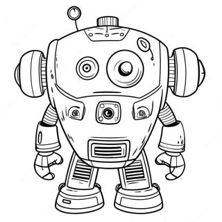 Pagina De Colorat Robotul Lui Dexter 137467-69028