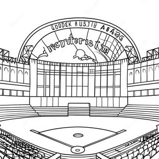 Pagini De Colorat Cu Scena Stadionului Mets 137493-69047
