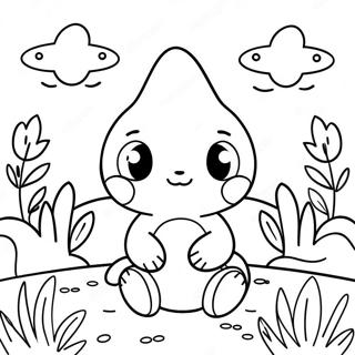 Pagini De Colorat Cu Chao Dragut In Gradina 137516 69055