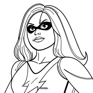 Ms Marvel Desene De Colorat