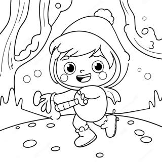 Pagina De Colorat Cu Jack Frost Fantezist 137903 69366