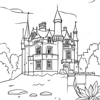 Pagina De Colorat Cu Castelul Aincrad 137928-69382