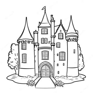 Pagina De Colorat Cu Castelul Aincrad 137928-69383