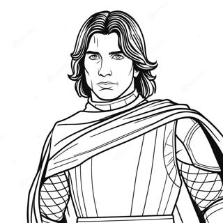 Kylo Ren Desene De Colorat