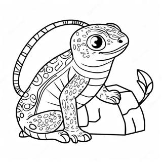 Pagini De Colorat Cu Gecko Leopard 138362-69712