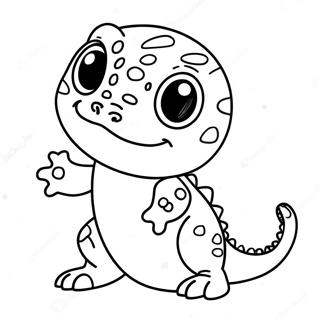 Pagini De Colorat Cu Gecko Leopard Dragut 138363-69713