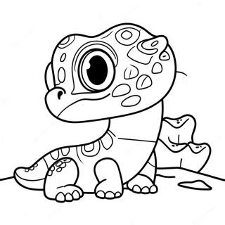 Pagini De Colorat Cu Gecko Leopard Dragut 138363-69714