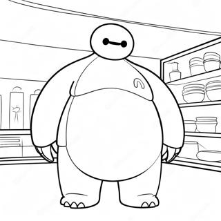 Baymax Desene De Colorat