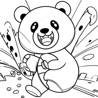 Desen De Colorat Monokuma Danganronpa 138567-69875