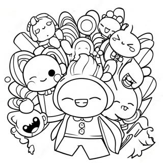 Personaje Danganronpa In Actiune Desen De Colorat 138568 69877