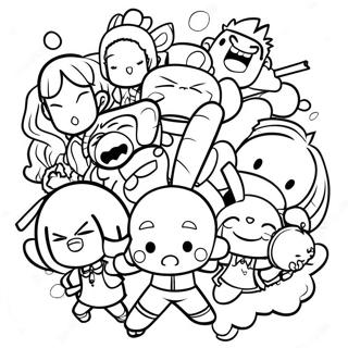 Personaje Danganronpa In Actiune Desen De Colorat 138568 69878