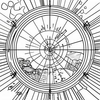 Pagini De Colorat Cu Luneta Detaliata 138825 70087