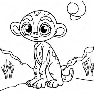 Pagini De Colorat Cu Et In Lumina Lunii 138875 70121