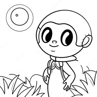 Pagini De Colorat Cu Et In Lumina Lunii 138875 70123