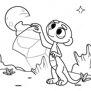 Pagini De Colorat Cu Et In Lumina Lunii 138875 70124