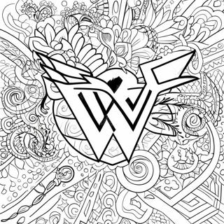 Logo Wwe Pagina De Colorat 138950 70179