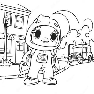 Cory Carson Explorand Orasul Pagina De Colorat 138978 70207