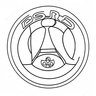 Pagina De Colorat Cu Logo Ul Psg 139128-70309