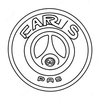 Pagina De Colorat Cu Logo Ul Psg 139128-70312