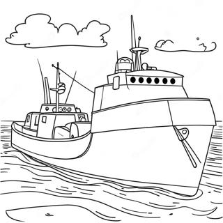 Pagina De Colorat Cu Ambarcatiunile De Debarcare D Day 139156-70340