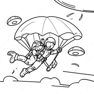 Pagina De Colorat Cu Parasutistii D Day 139157-70344