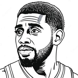 Kyrie Irving Desene De Colorat