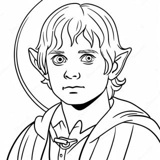 Frodo Cu Inelul Unic Pagina De Colorat 139490-70605