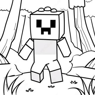 Minecraft Desene De Colorat