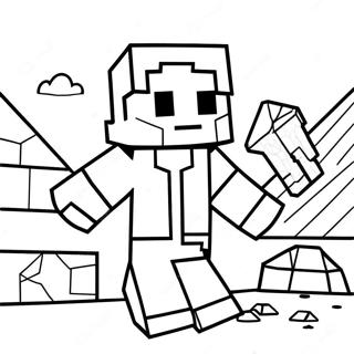 Minecraft Desene De Colorat