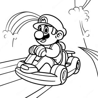 Mario Kart Desene De Colorat