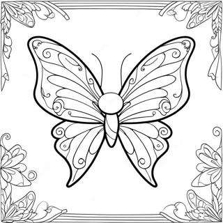 Pagina De Colorat Cu Aripi De Zana Eleganta 14797 3238