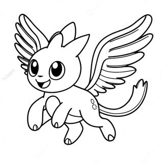 Pagini De Colorat Cu Pokemon Legendari Zburatori 14895-3260