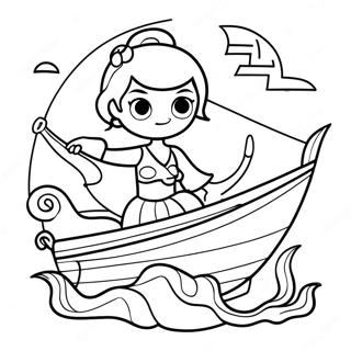 Nami Navigand Pe Mari Pagina De Colorat 15801-3454