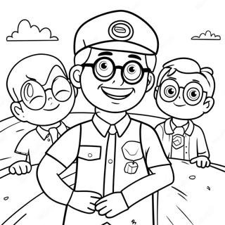 Blippi Desene De Colorat