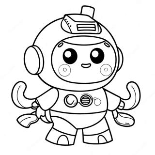 Pagina De Colorat Cu Capitanul Barnacles Din Octonauts 16824-3668