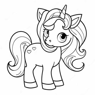 Unicorn Adorabil Pagina De Colorat 17260 3772