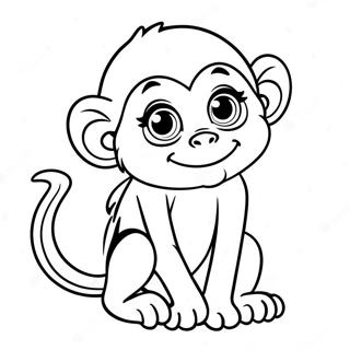 Maimuta Jucausa Pagina De Colorat 17262 3777