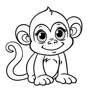 Maimuta Jucausa Pagina De Colorat 17262 3779