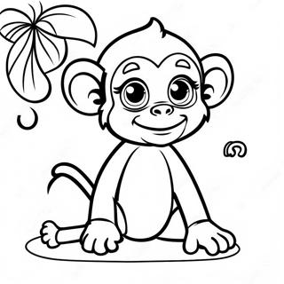 Maimuta Jucausa Pagina De Colorat 17262 3780