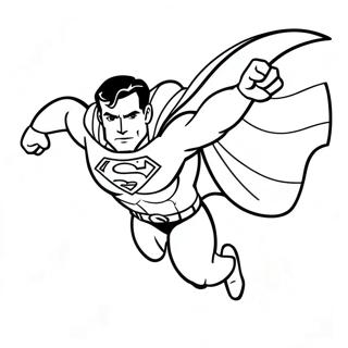 Superman Desene De Colorat