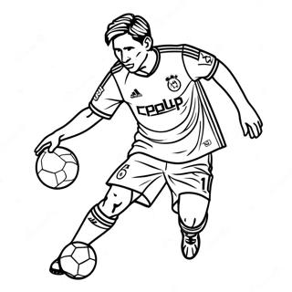 Lionel Messi Desene De Colorat