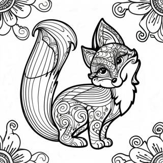 Pagini De Colorat Cu Cozi De Vulpi Jucause 19262 4211