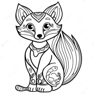 Pagini De Colorat Cu Cozi De Vulpi Jucause 19262 4212