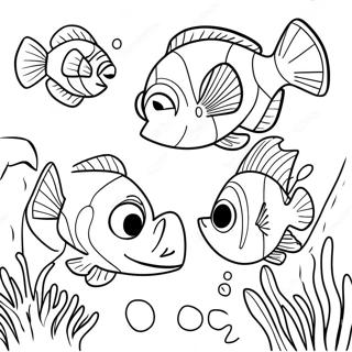 Pagini De Colorat Cu Aventura Lui Nemo Si Dory 19358-4236