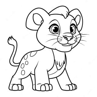 Pagini De Colorat Cu Leul Gardian Feroce In Actiune 19726 4310