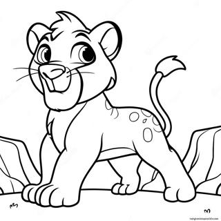 Pagini De Colorat Cu Leul Gardian Feroce In Actiune 19726 4312