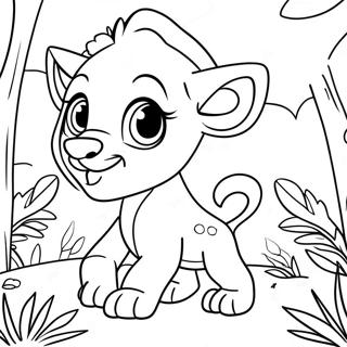 Pagini De Colorat Cu Aventurile Jucause Ale Leului Gardian 19728-4318